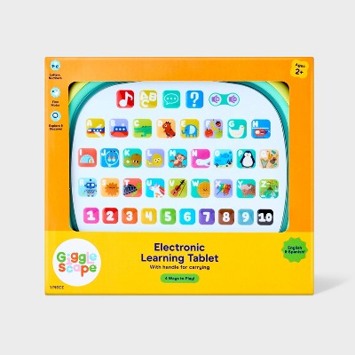 Electronic Learning Tablet with Light Soft Handle Bilingual - Gigglescape