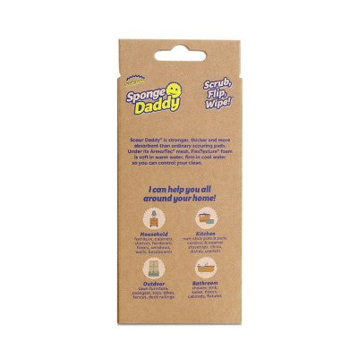 Scrub Daddy Dye Free Sponges - 3ct