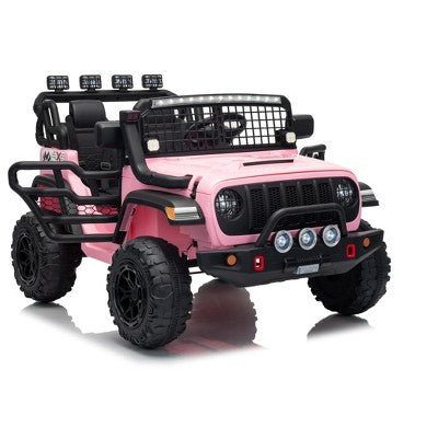 Garvee 24V Ride on Toys for Big Kids, 2-Seater Electric Ride on Car Truck with Remote Control, Four-Wheel Shock Absorbers, 4 Mph Max Speed (LOCAL PICKUP ONLY)