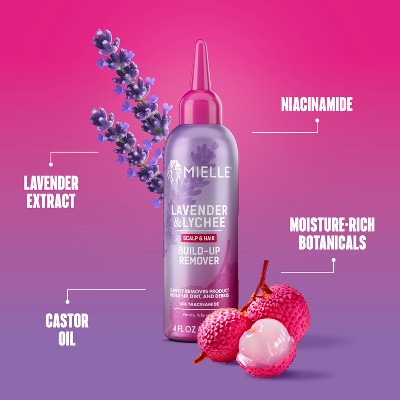 Mielle Organics Scalp Soothing Prewash - Lavender & Lychee - 4 fl oz: For Textured Hair, Liquid Hair Treatment, Soothing