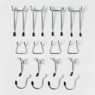 16ct Pegboard Hooks Kit - Brightroom