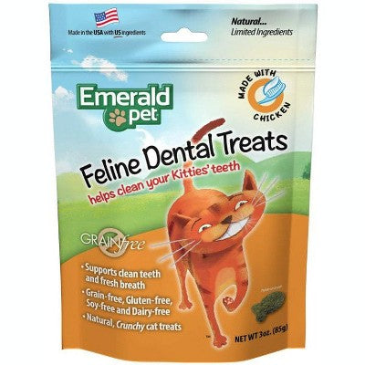 Emerald Pet Feline Dental Treats Chicken Flavor(CANCELLED)