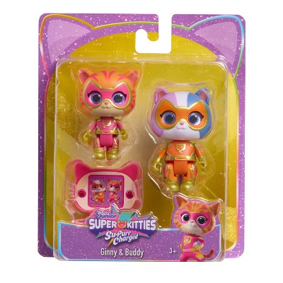 Disney Junior SuperKitties Su-Purr Charged Ginny and Buddy Figure Set