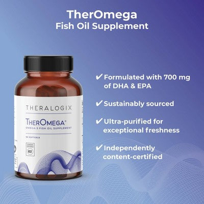 Theralogix TherOmega Omega-3 Fish Oil Supplement 270 Day
