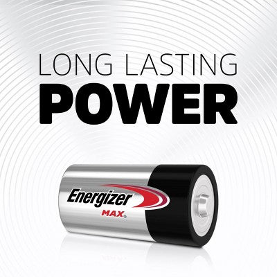 Energizer Max C Cell Batteries - 2pk Alkaline Battery