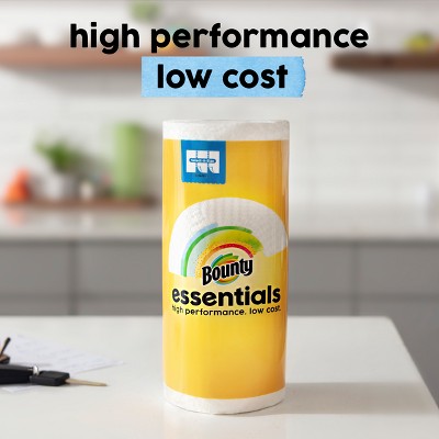 Bounty Essentials Select-A-Size White Paper Towels - 12 Triple Rolls