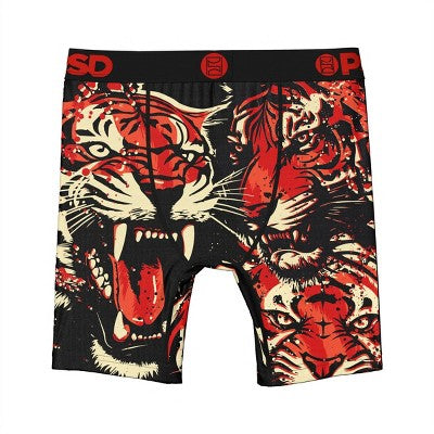 PSD Boys' 2pk Fury Kings Boxer Briefs Underwear - Red/Black XL