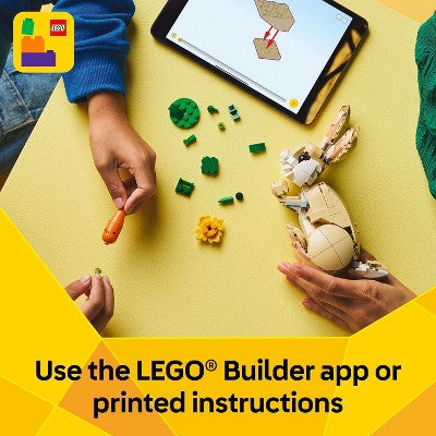LEGO Creator 3 in 1 Cute Bunny Building Toy with 3 Build Options, Bunny, Seal or Llama 31162