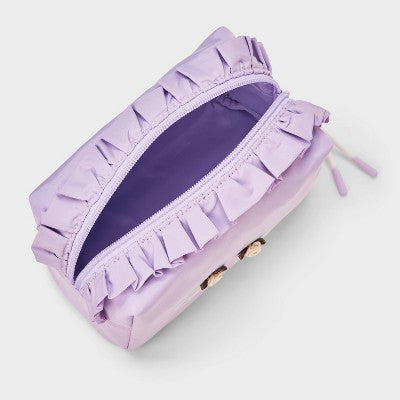 Girls' Ruffled Swans Cosmetic Pouch - art class Light Purple