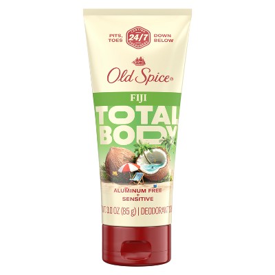 Old Spice Aluminum Free Whole Body Deodorant Cream for Men - Fiji - 3oz