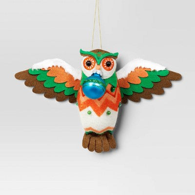Lisk Feng Fabric Owl Christmas Tree Ornament - Wondershop???????