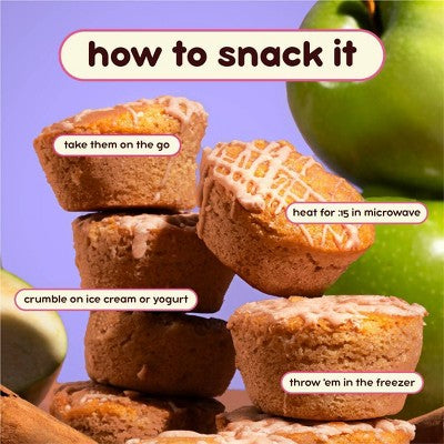 Prime Bites Apple Cinnamon Raisin Protein Mini Muffins - 15g Protein - 2.12oz