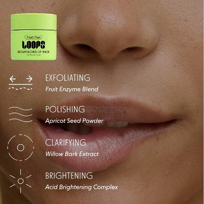 LOOPS Fresh Peel Mini Lip Mask: 0.2oz, 1-Pack