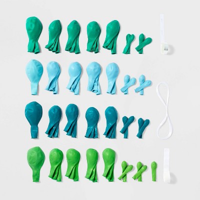 Large Balloon Garland/Arch Green/Blue - Spritz