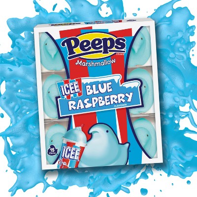 Peeps Easter Icee Blue Raspberry Chicks - 4.5oz