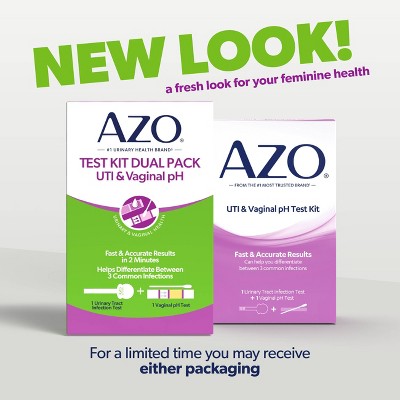 AZO At Home UTI and Vaginal pH Test Kit