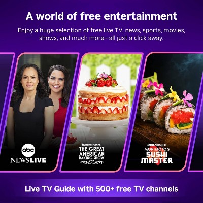 Roku 40" Select Series 1080p Full HD Smart Roku TV with Voice Remote Streaming Live Local News, Sports, & Movies (LOCAL PICKUP ONLY)
