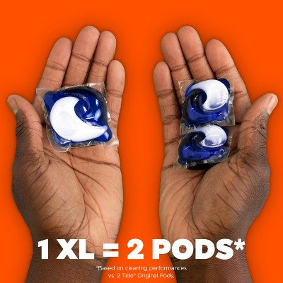 Tide April Fresh Power Pods with Downy HE Compatible Laundry Detergent Pacs - 63ct