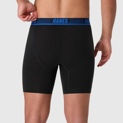 Hanes Men's Anti-Chafe X-Temp Boxer Briefs 3pk - Black L