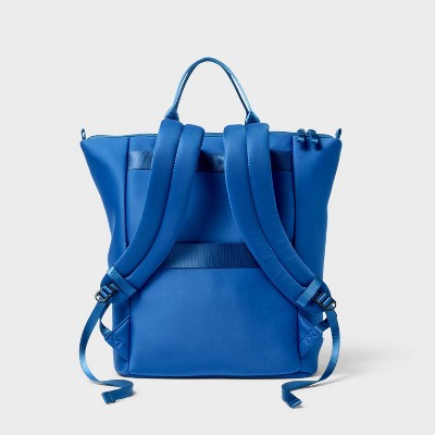 Faux Neoprene Backpack - All In Motion Navy Blue