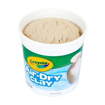 Crayola 5lb Air Dry Clay Bucket White