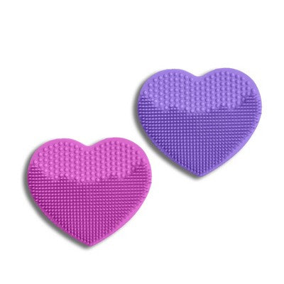 Plum Beauty Skin Scrubbers - Heart - 2pk
