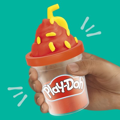 Play-Doh Treats to Go Pizza and Milkshake Playset Basket Stuffers Ages 3 and Up