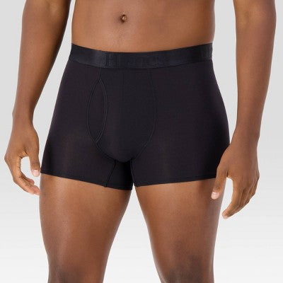 Hanes Originals Premium Men's SuperSoft Trunks 2pk - Purple/Black S