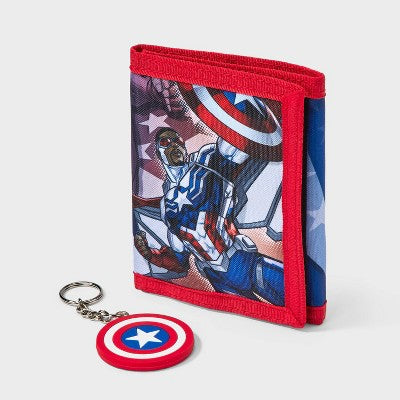 Boys' Marvel Captain America Wallet