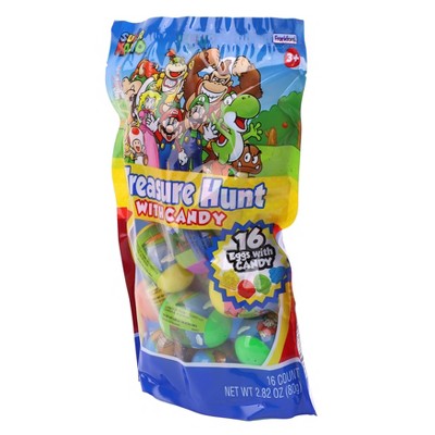 Super Mario Easter Treasure Egg Hunt - 16ct/2.82oz