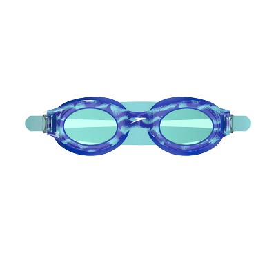 Speedo Junior Glide Print Swim Goggles - Blue/Aqua Shark Tail