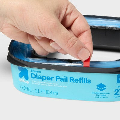 Diaper Pail Square Refill Disposal Bags - 3pk - up&up