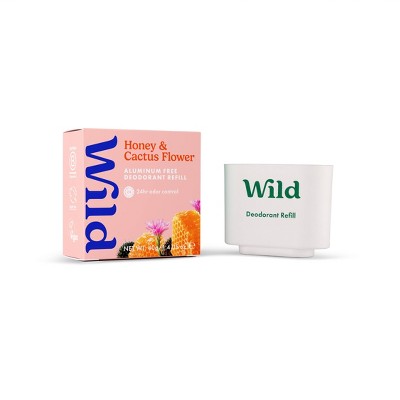 Wild - Honey & Cactus Flower - Aluminum Free Deodorant Refill - 1.4oz