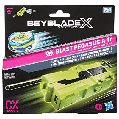 Beyblade X Clip & Rip Launcher Set Battle Tops
