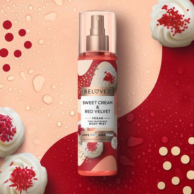 Beloved Sweet Cream & Red Velvet Body Mist 8oz