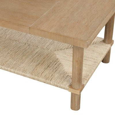 Nathan James Beacon Seagrass Coffee Table Light Brown (LOCAL PICKUP ONLY)