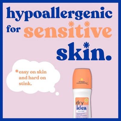 Dry Idea Roll-On Deodorant and Antiperspirant - Unscented - 3.25 fl oz