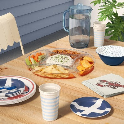 Plastic Life Preserver Chip and Dip Platter - Room Essentials