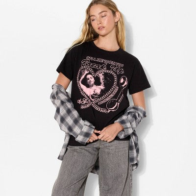 Women's Selena Gomez Call Me When You Break Up Short Sleeve Graphic T-Shirt - Black S