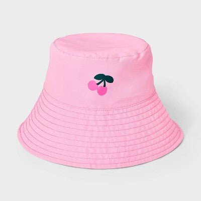 Girls' Cherries Reversible Bucket Hat - Cat & Jack? Pink