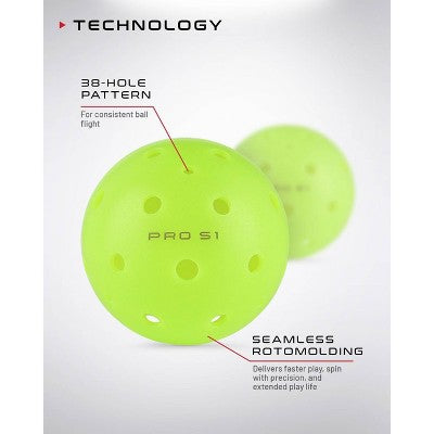 Selkirk Sport Pro S1 Pickleball Ball - 12pk