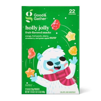 Christmas Mixed Fruit Snacks - 17.6oz - Good & Gather