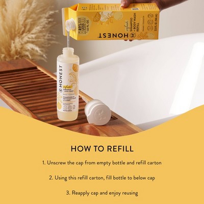 The Honest Company Refresh Shampoo + Body Wash Refill - Citrus Vanilla - 32 fl oz: Basic Cleansing, All Hair Types, Daily Use