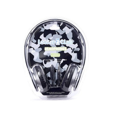 Locker Club Backpack Set with Lunch Box and Headphones - Camo