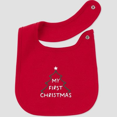 Carter's Just One You? Baby My First Christmas Bib - Red