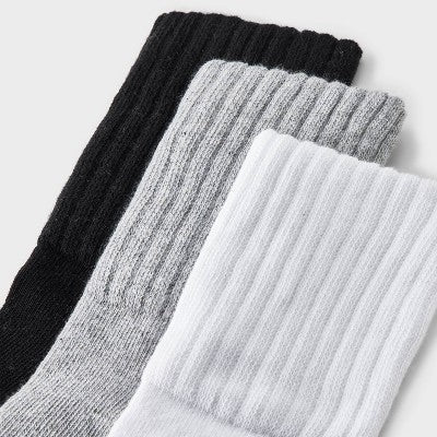 Women's Short Slouch 3pk Ankle Socks - 4-10