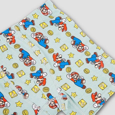Boys' Super Mario 4pk Cotton Stretch Boxer Briefs - 4