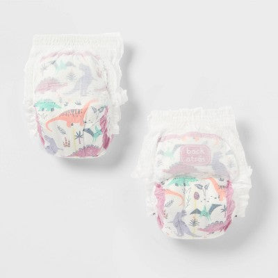 Girls' Disposable Training Pants - 2T-3T - 28ct - up&up