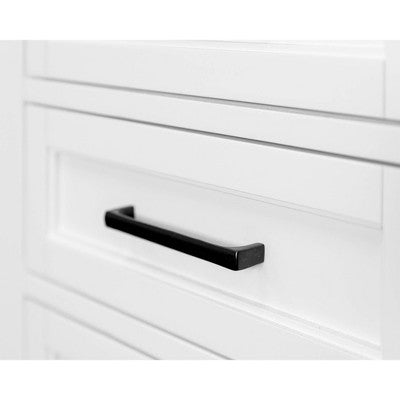 Modern Wood Credenza Desk: Executive Style, Bead Board Panels, USB Ports - Martin Furniture (LOCAL PICKUP ONLY)