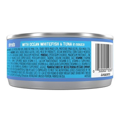 Purina Friskies Shreds Wet Cat Food with Ocean White Fish & Tuna In Sauce - 5.5oz